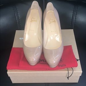 Christian Louboutin Dirditta Patent Platform Pumps